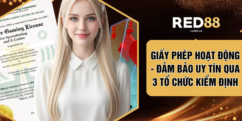 Giấy Phép Hoạt Động - Đảm Bảo Uy Tín Qua 3 Tổ Chức Kiểm Định