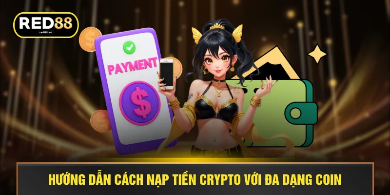 Hướng dẫn cách nạp tiền crypto với đa dạng coin