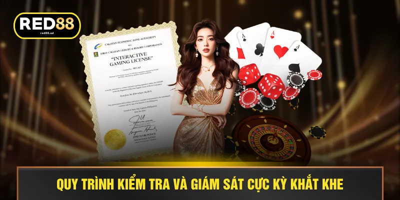 Quy trình kiểm tra và giám sát cực kỳ khắt khe