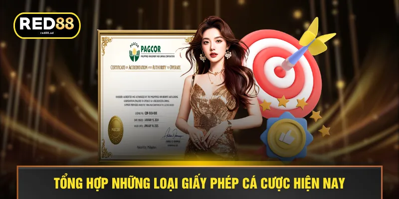 Tổng hợp những loại giấy phép cá cược hiện nay